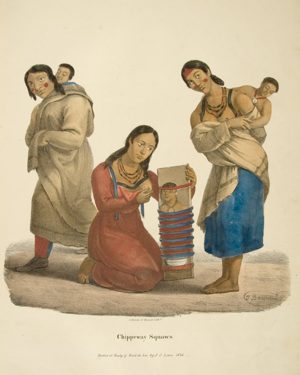 Chippeway Squaws od James Otto Lewis