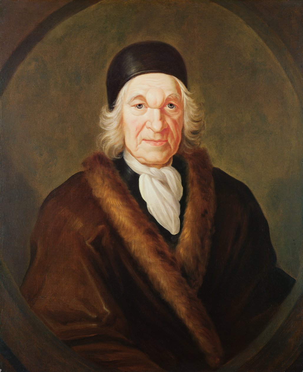 Portrét Charlese de Marquetel de Saint-Evremond (asi 1613-1703) asi 1701 od James Parmentier