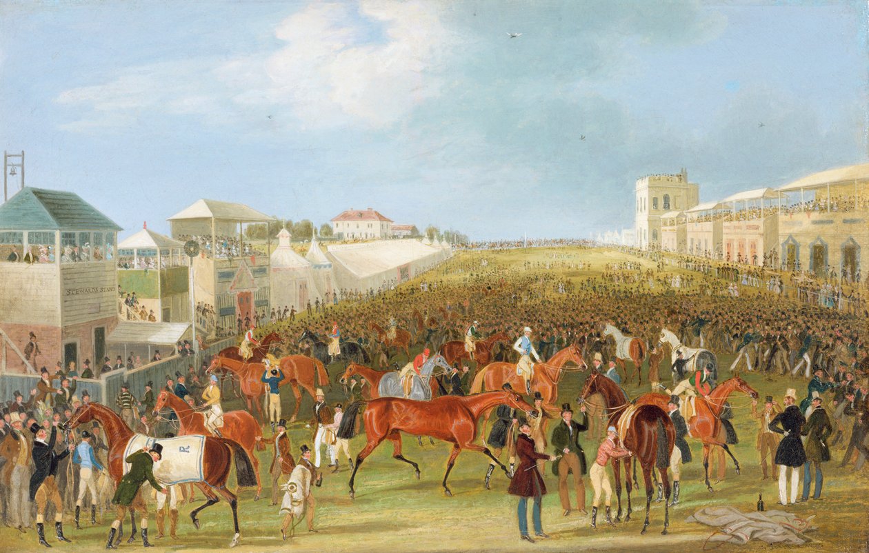 Epsom Races: The Race Over od James Pollard