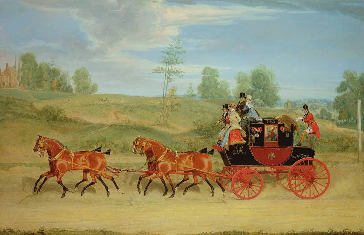 Manchester a London Royal Mail Coach od James Pollard