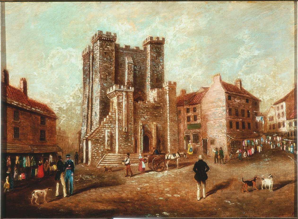 Pevnost, Newcastle upon Tyne, 1830 od James Russell Ryott