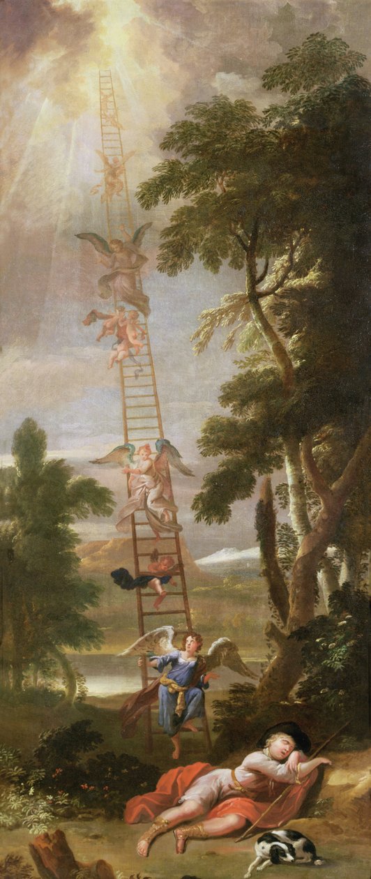 Jakubův sen, 1705 od James Thornhill