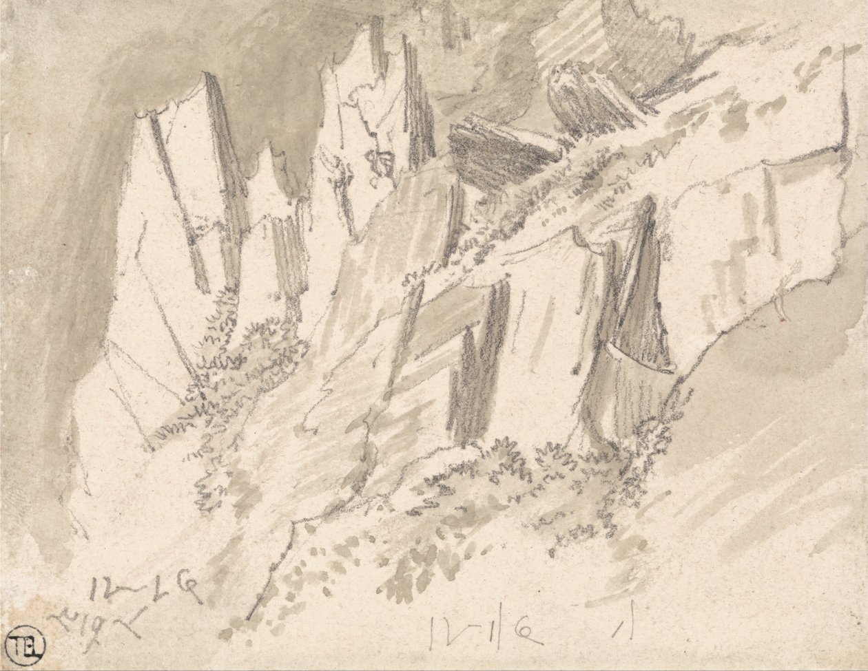 Craggy Hillside od James Ward