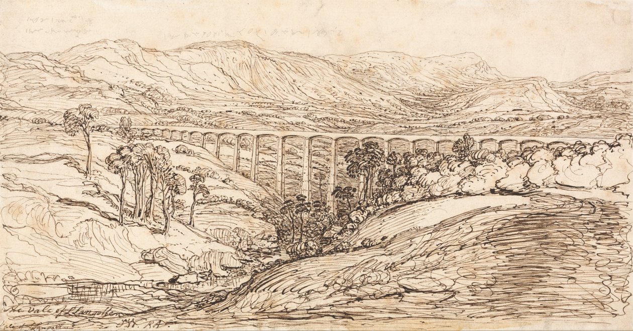 Údolí Llangollen od James Ward