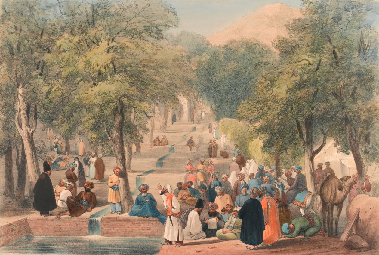 „Avenue u Baberovy [sic] hrobky“ od James (after) Atkinson