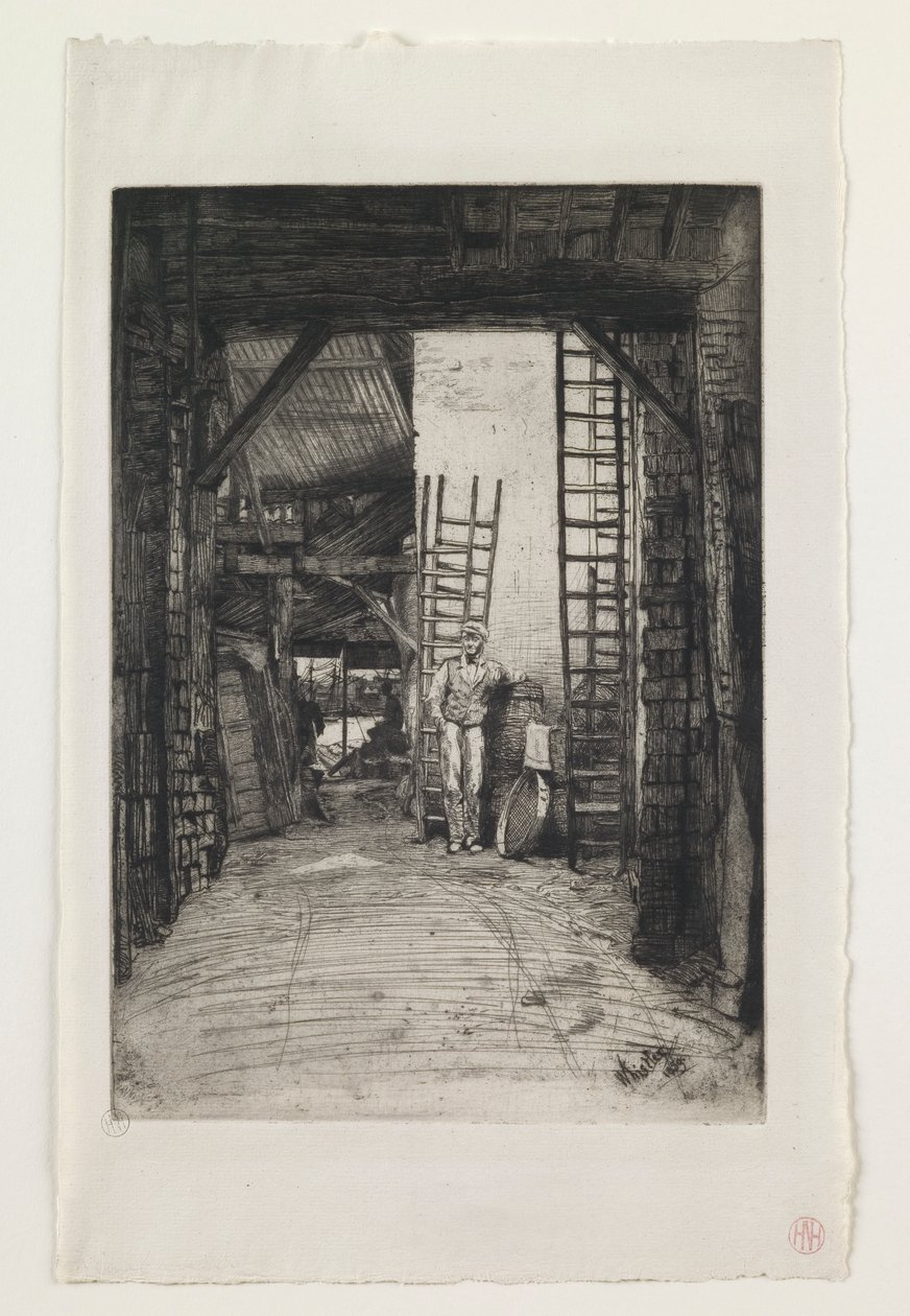 W. Jones, Limeburner, Thames Street od James Abbott McNeill Whistler