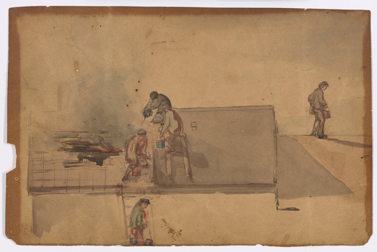 Požár na Pomfret, 1849. od James Abbott McNeill Whistler