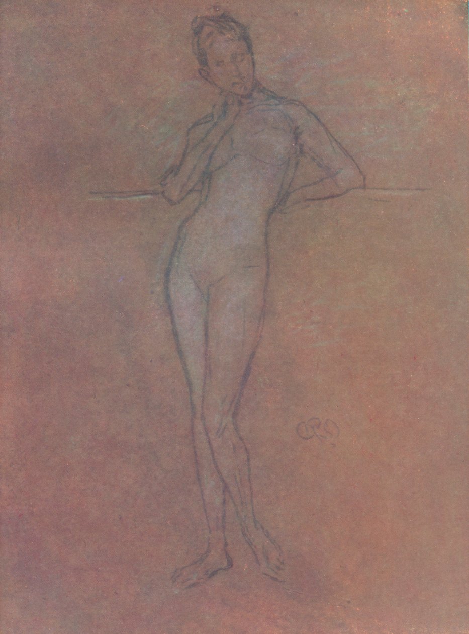 A Nude Study, c1872, 1904 od James Abbott McNeill Whistler