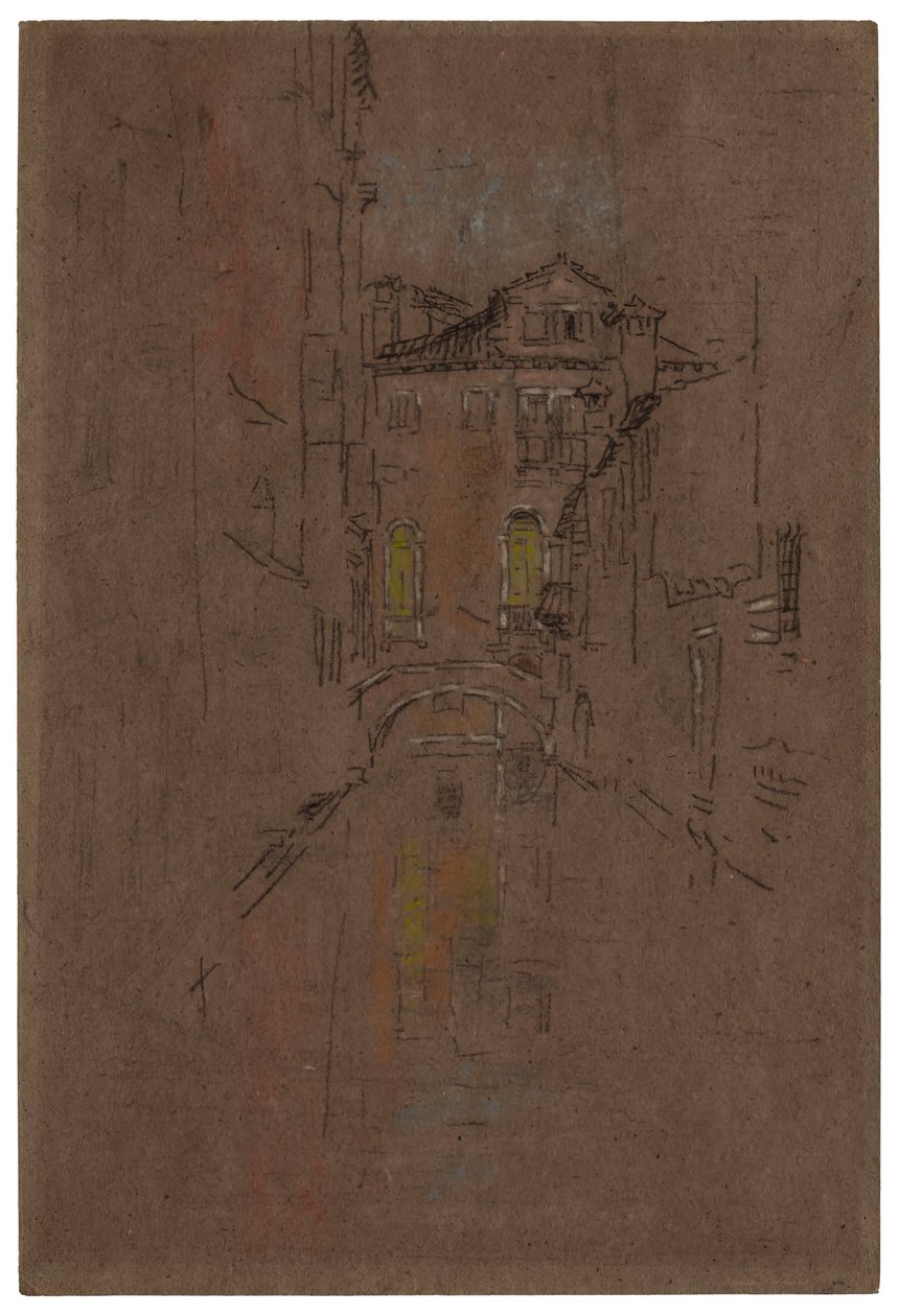 Benátský kanál, 1879-1880. od James Abbott McNeill Whistler