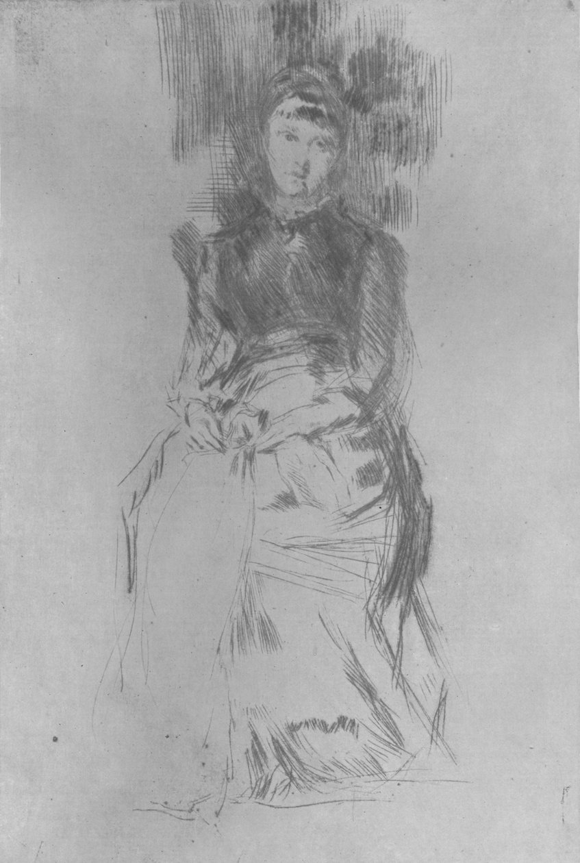 Agnes, c1875, 1904 od James Abbott McNeill Whistler