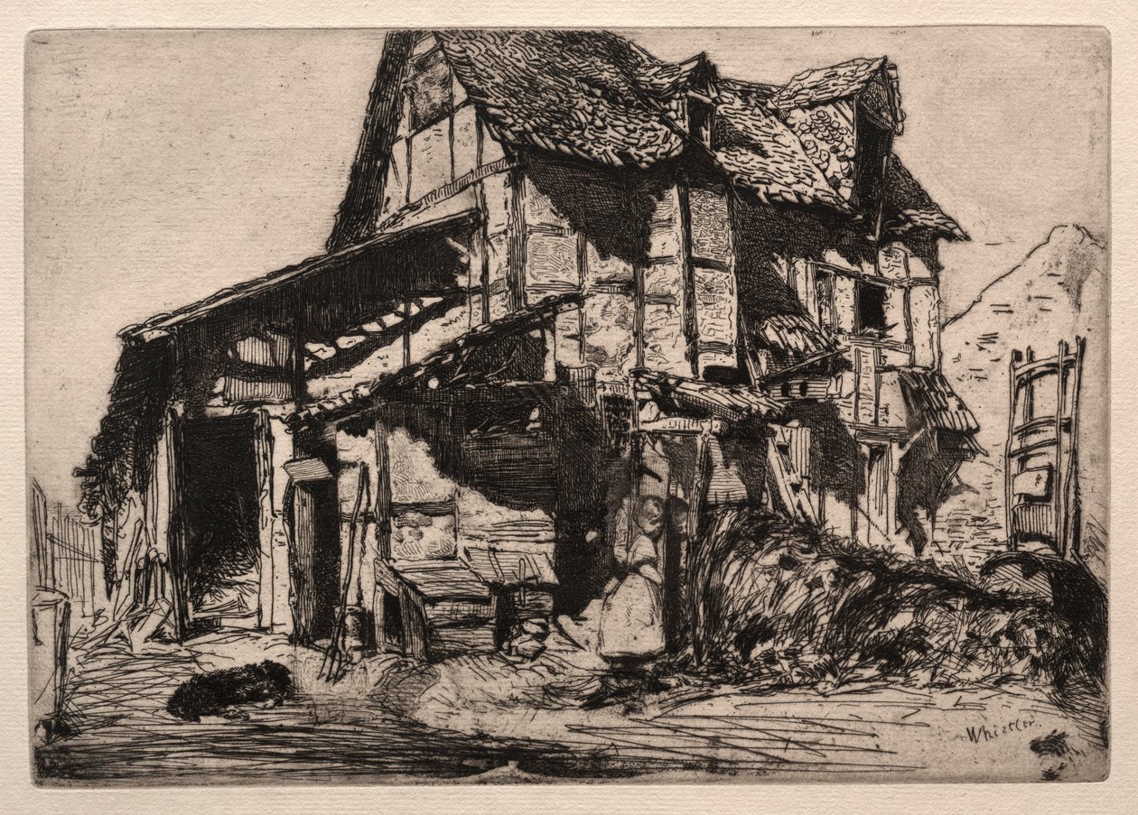 Nebezpečný činžovní dům. od James Abbott McNeill Whistler