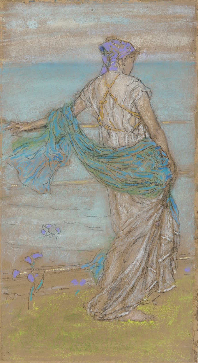Annabel Lee, 1885-1887. od James Abbott McNeill Whistler