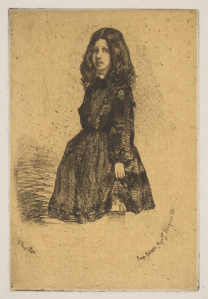 Annie, 1858. od James Abbott McNeill Whistler