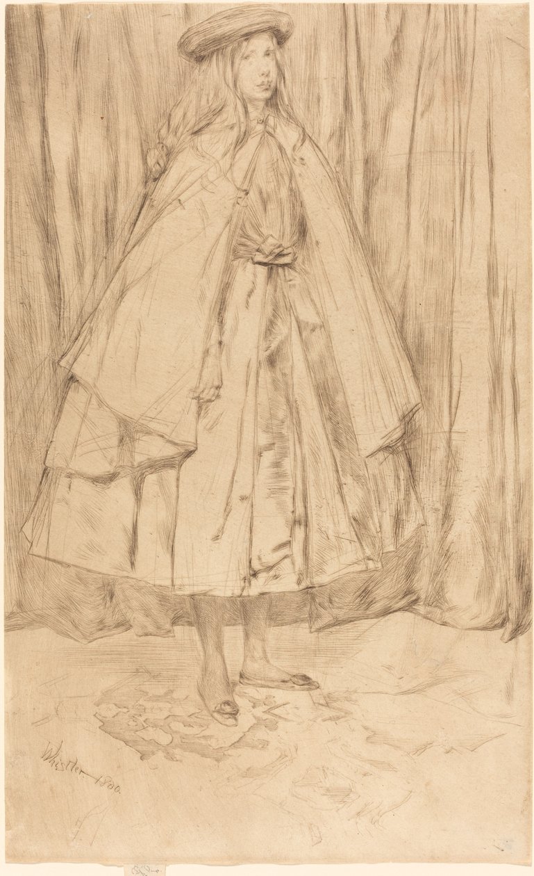 Annie Haden, 1860. od James Abbott McNeill Whistler