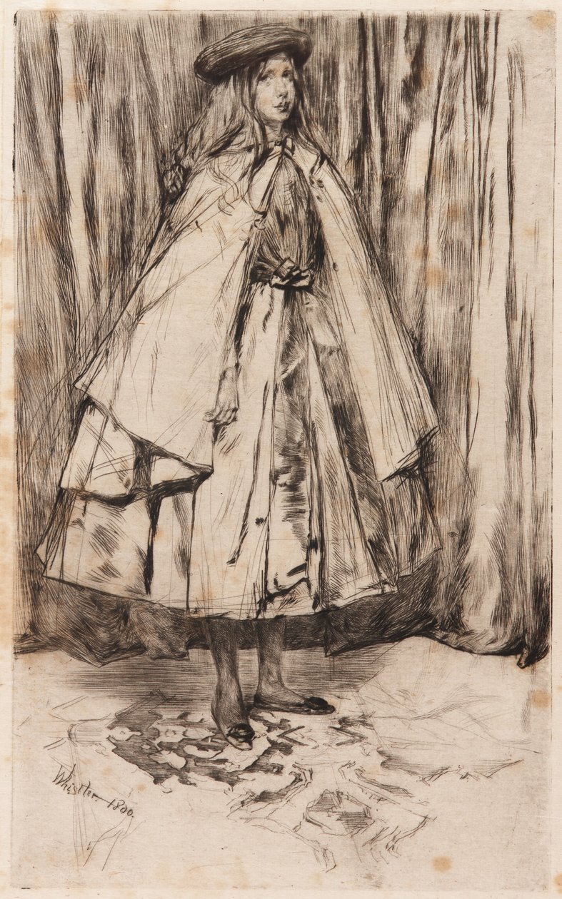 Annie Haden, 1860. od James Abbott McNeill Whistler
