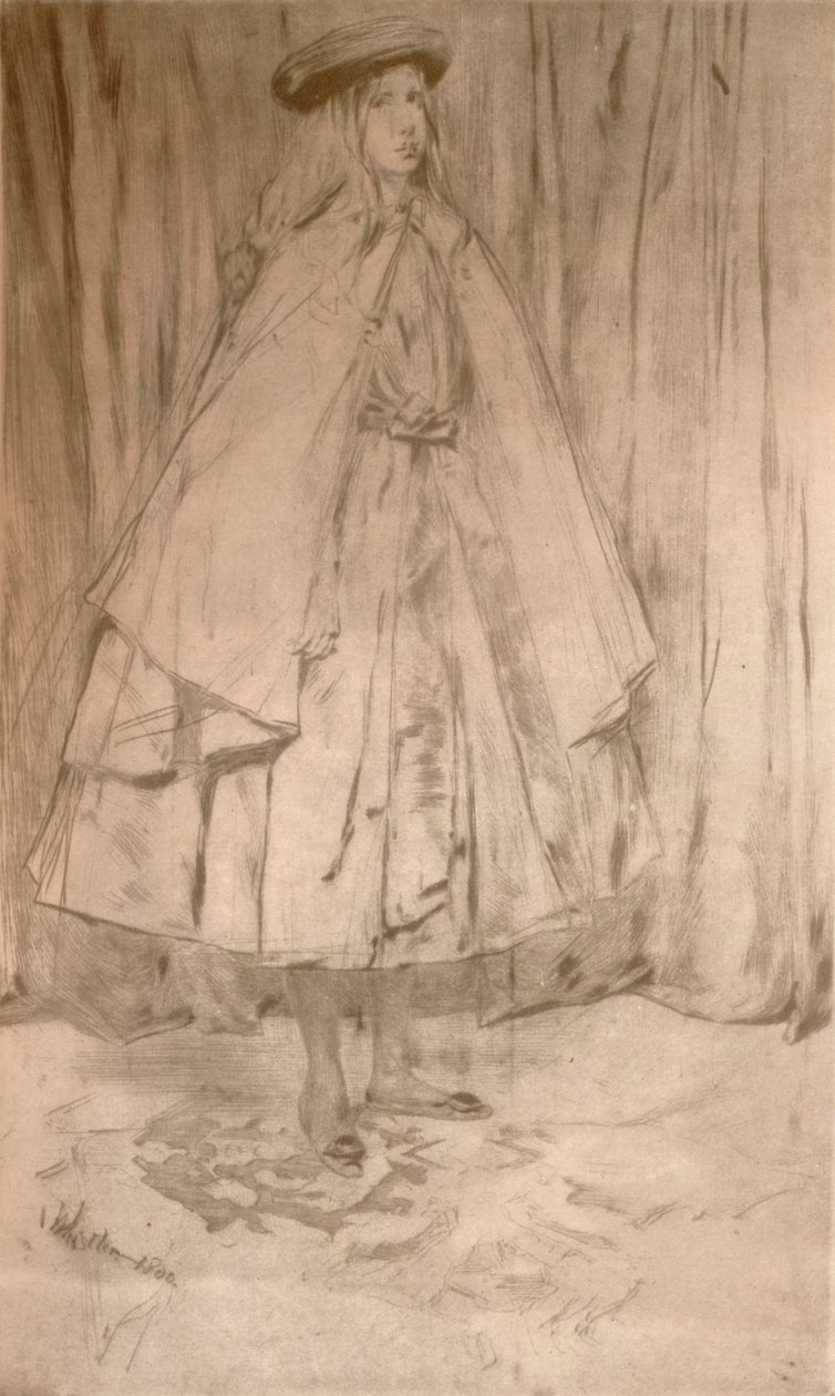 Annie Haden, 1860, 1904 od James Abbott McNeill Whistler