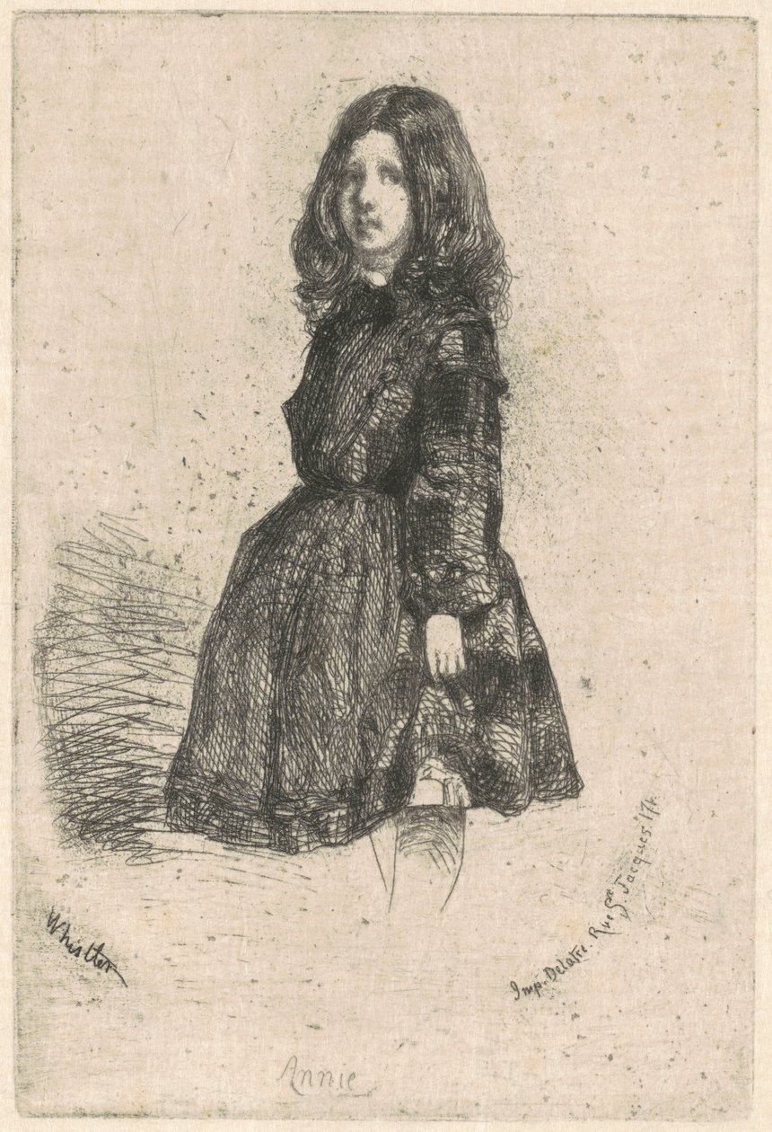 Annie, c. 1857. od James Abbott McNeill Whistler