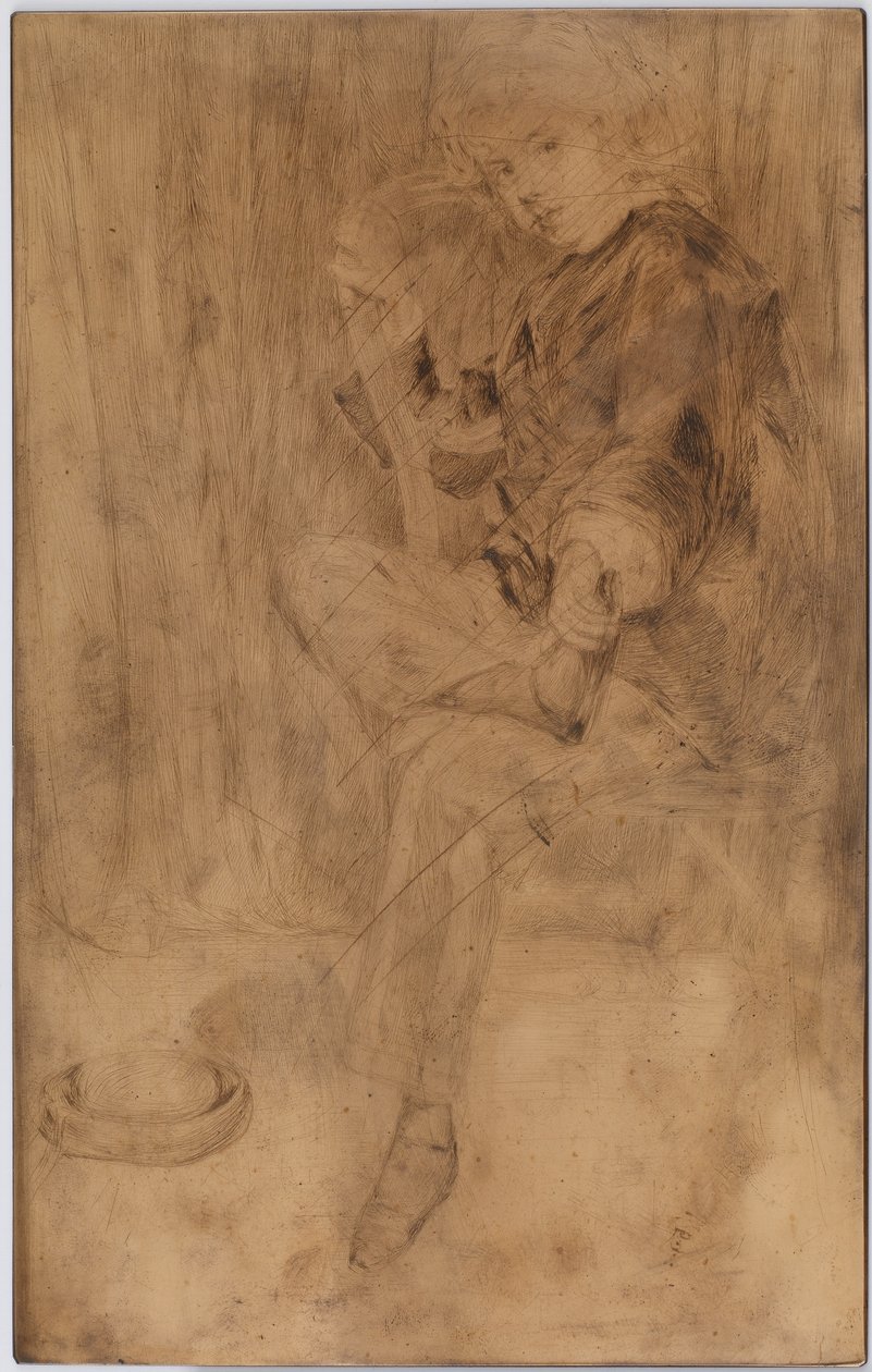 Arthur Haden, 1859 (copper) od James Abbott McNeill Whistler
