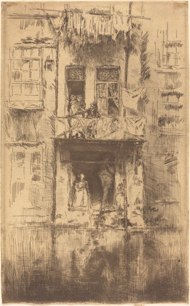 Balkon, Amsterdam, 1889. od James Abbott McNeill Whistler