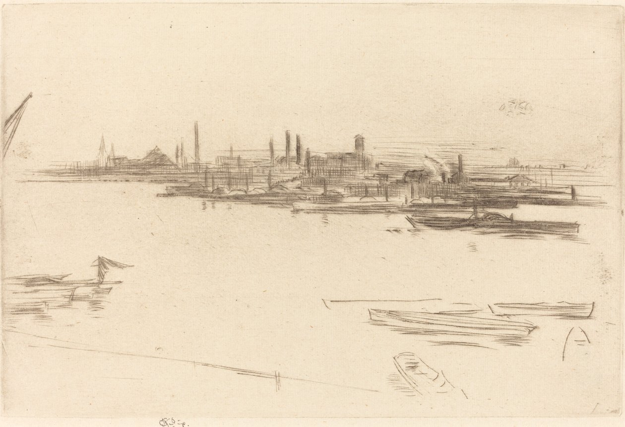 Battersea: Úsvit, 1875. od James Abbott McNeill Whistler