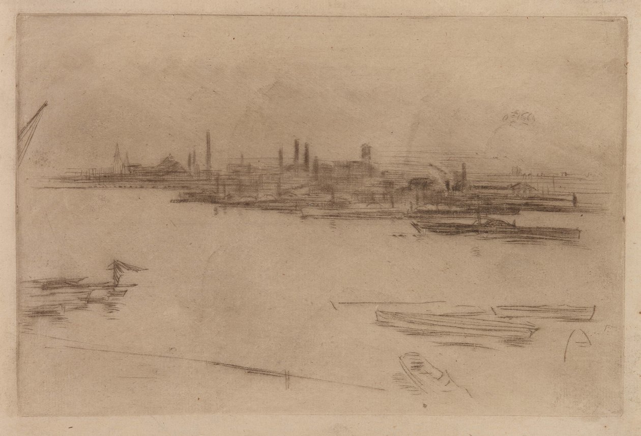 Battersea Morn, 1875. od James Abbott McNeill Whistler