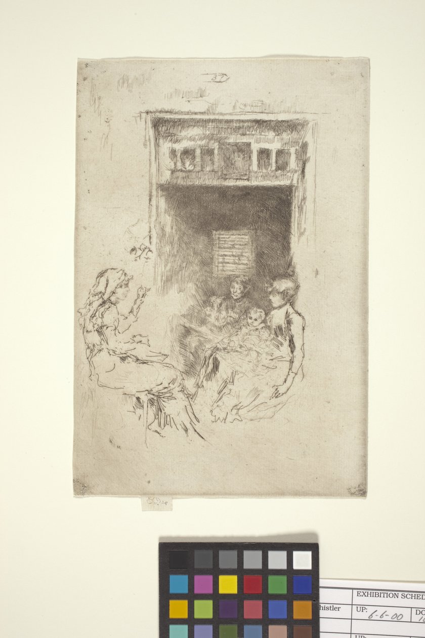Navlékače korálků (leptání) od James Abbott McNeill Whistler