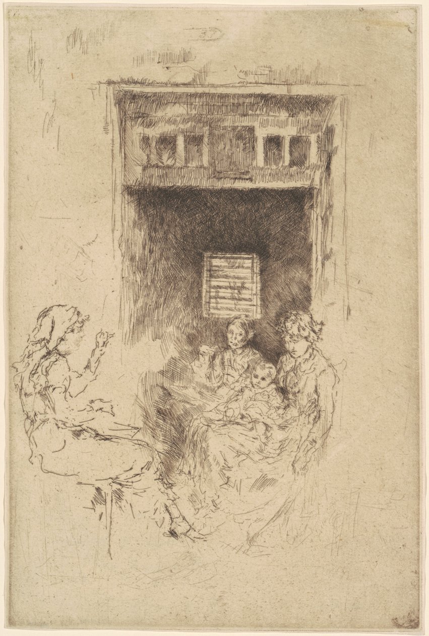 Navlékače korálků, 1880. od James Abbott McNeill Whistler