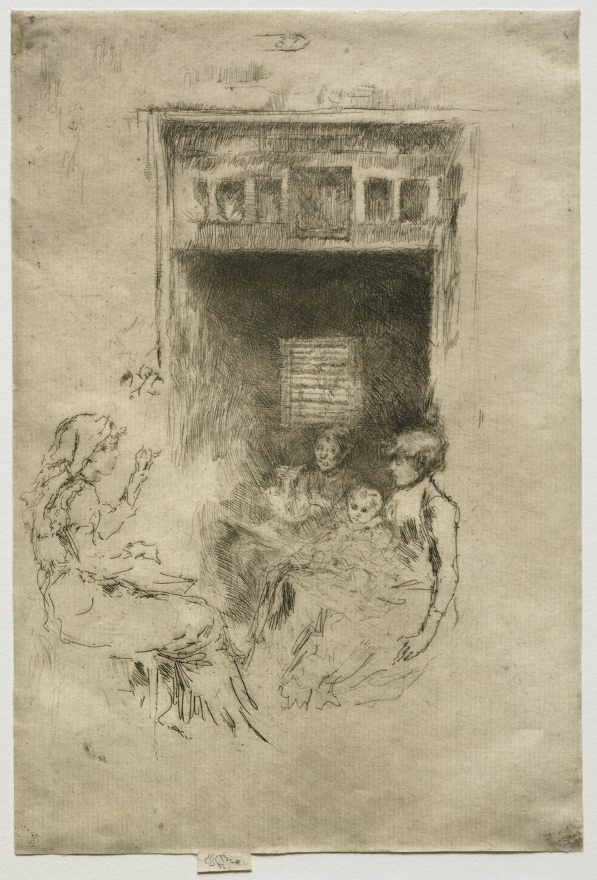 Navlékače korálků. od James Abbott McNeill Whistler