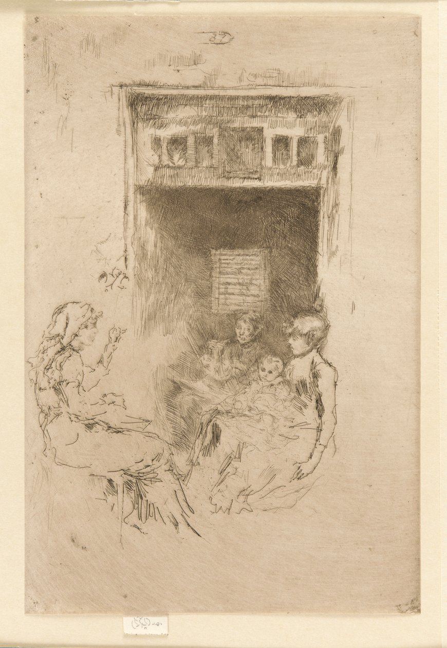 Navlékače korálků, 1879-1880. od James Abbott McNeill Whistler