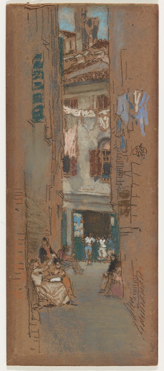 Navlékače korálků, 1880. od James Abbott McNeill Whistler