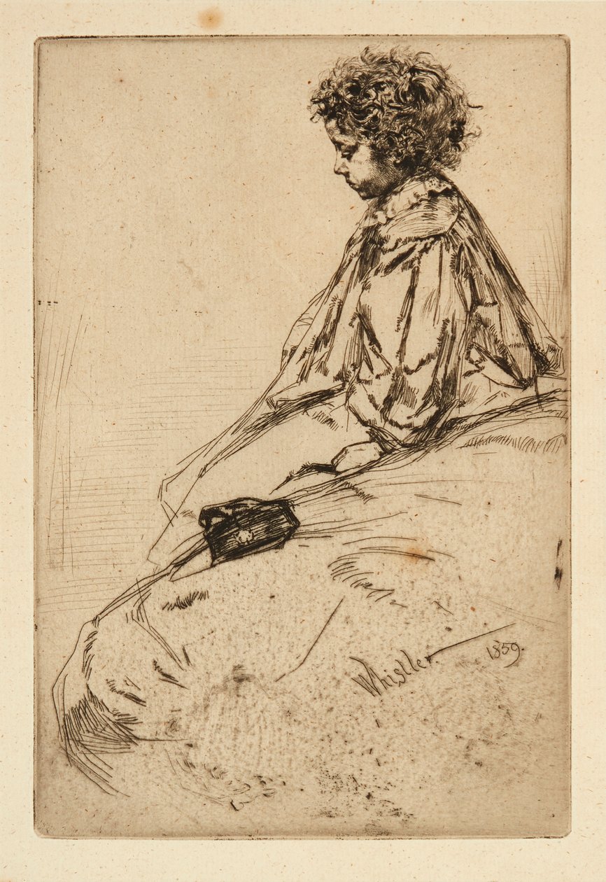 Bibi Lalouette (lept) od James Abbott McNeill Whistler