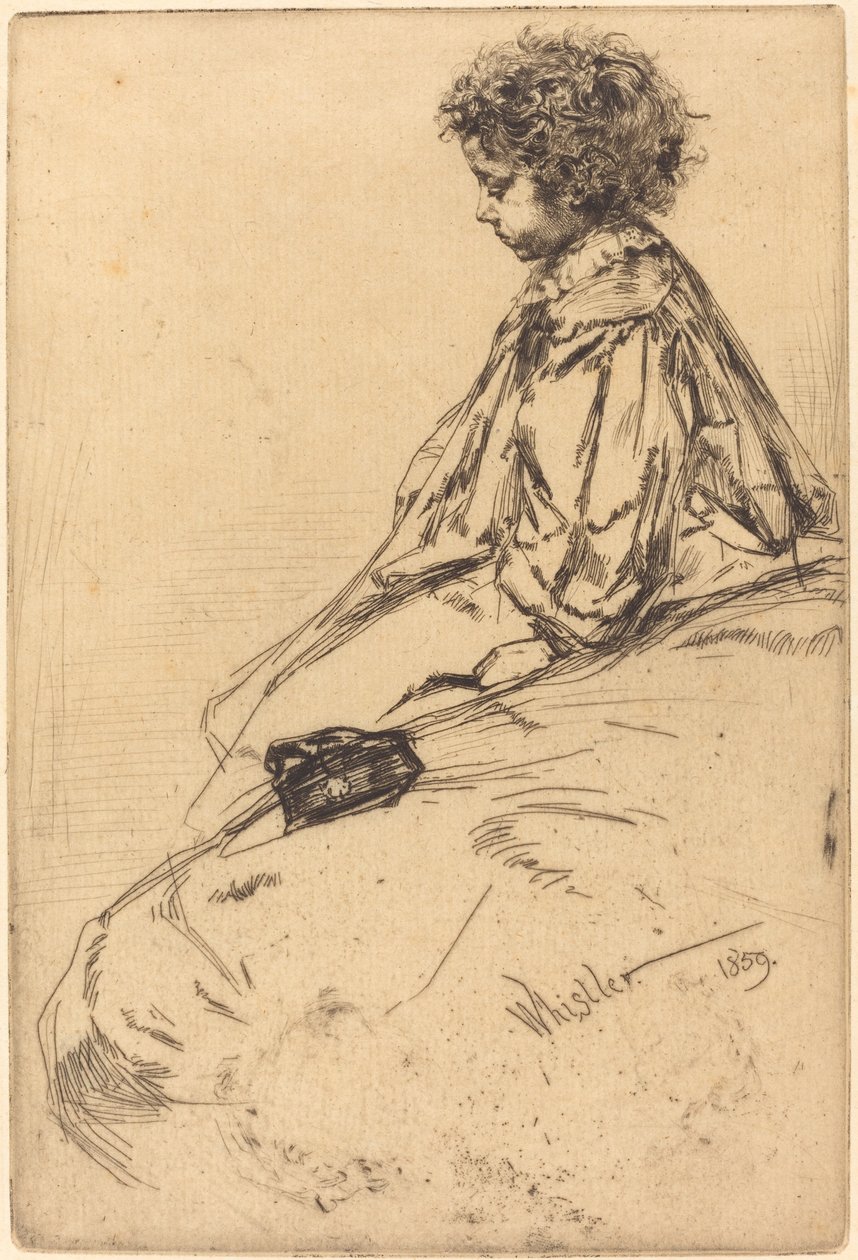 Bibi Lalouette, 1859. od James Abbott McNeill Whistler