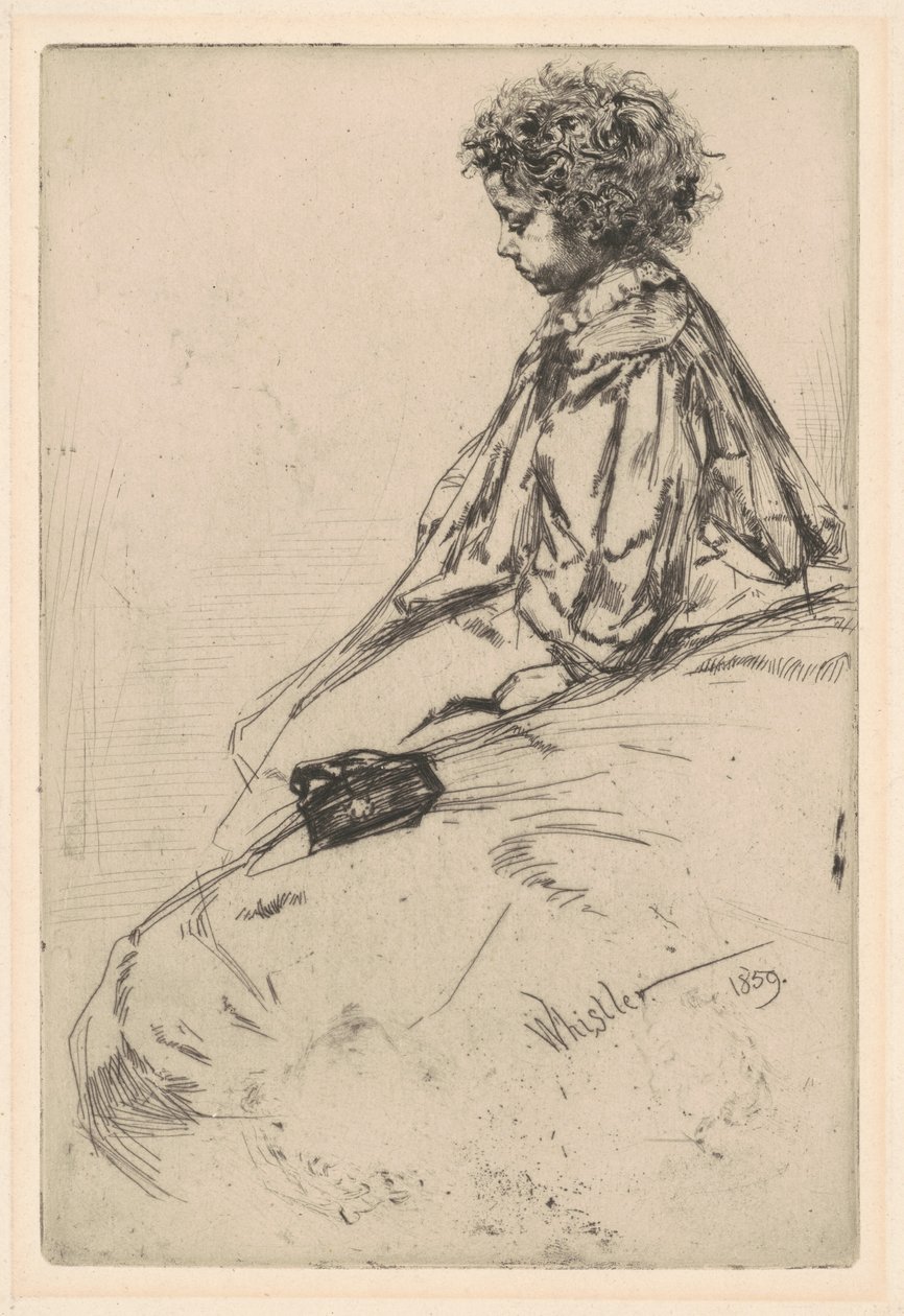 Bibi Lalouette, 1859. od James Abbott McNeill Whistler