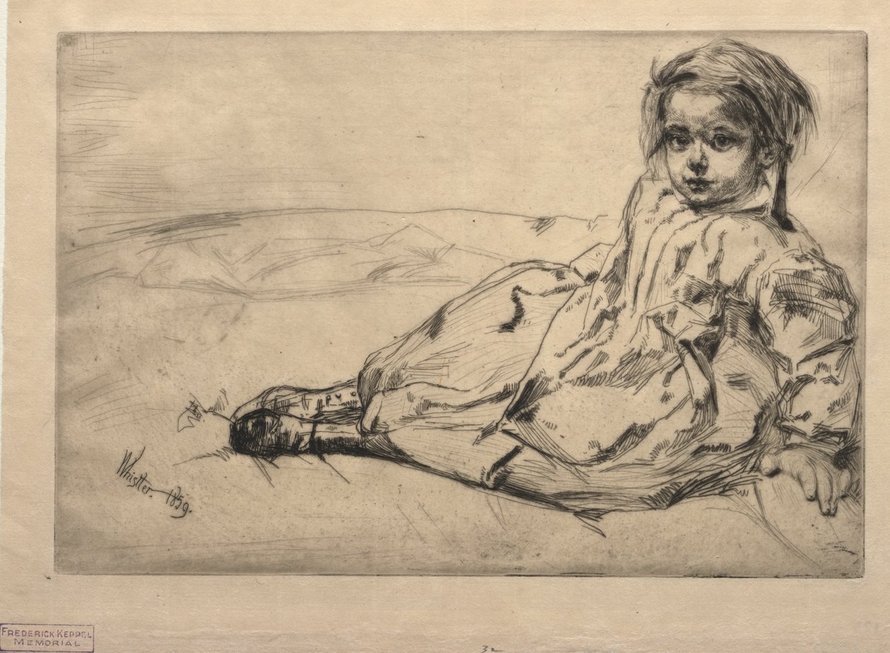 Bibi Valentin. od James Abbott McNeill Whistler
