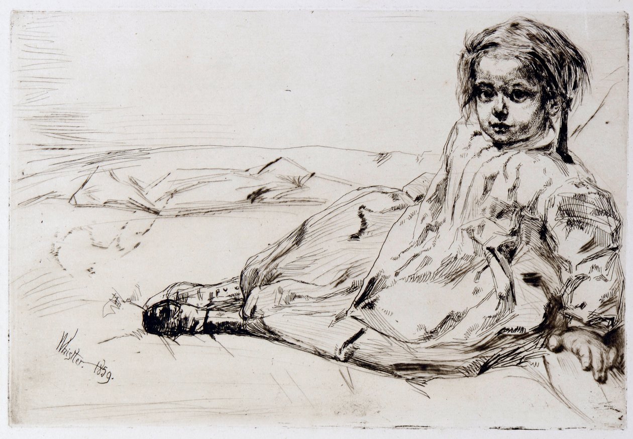 Bibi Valentin od James Abbott McNeill Whistler