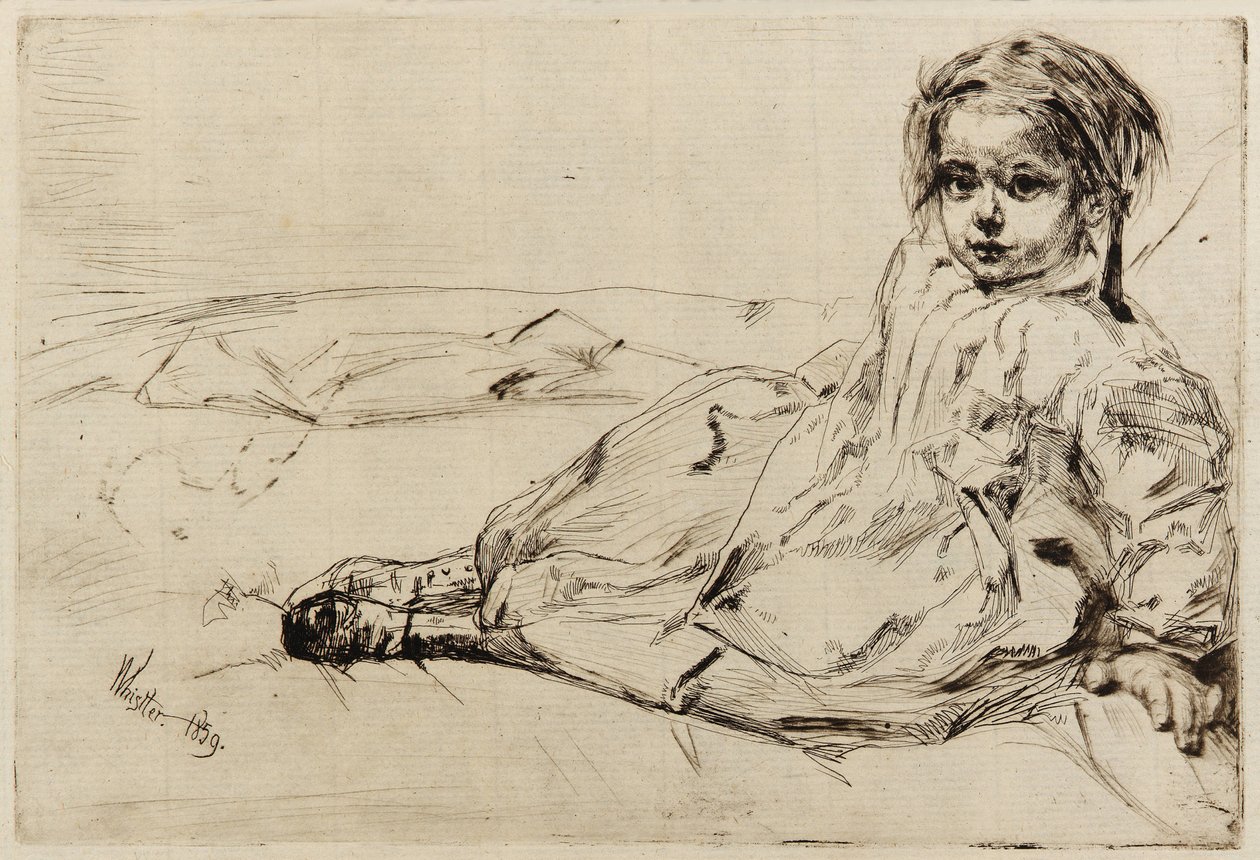 Bibi Valentin, 1859. od James Abbott McNeill Whistler