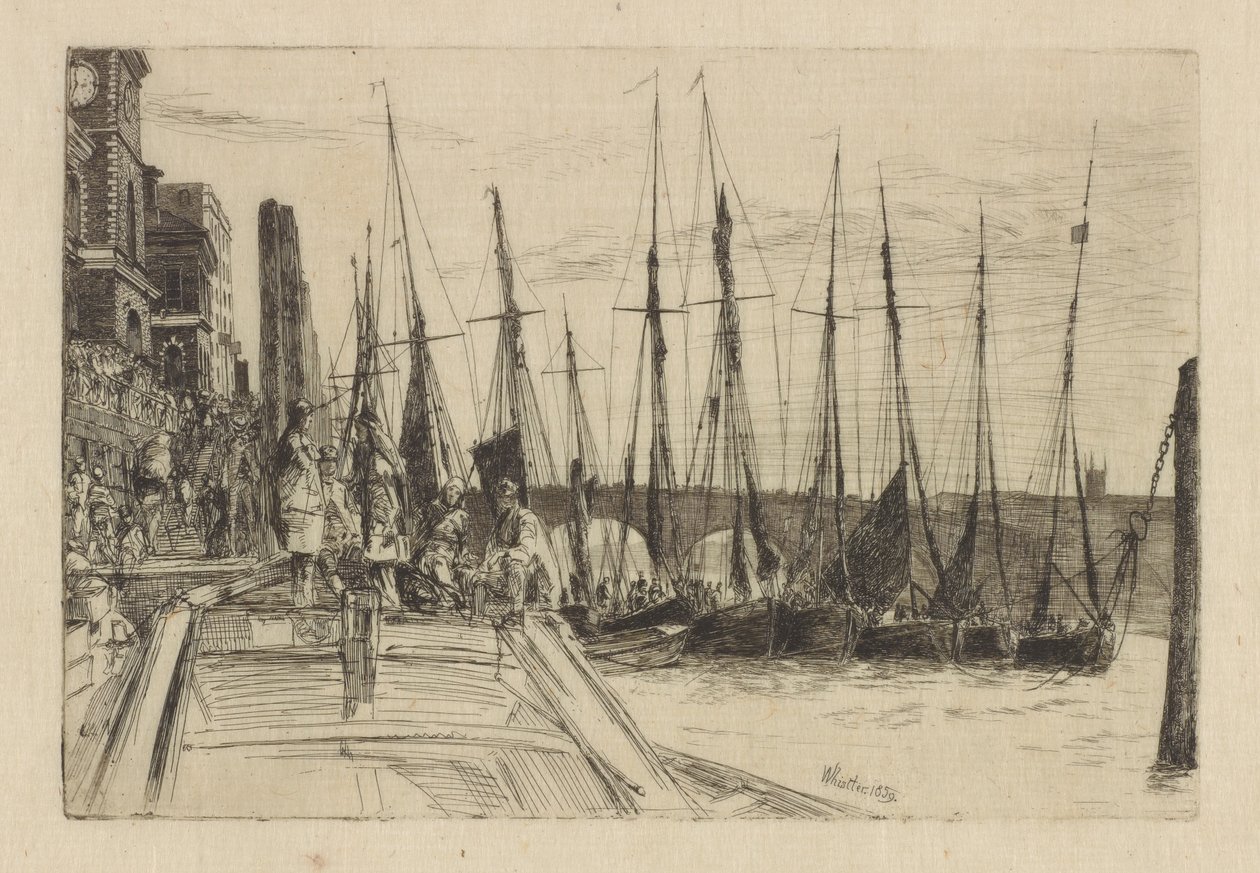 Billingsgate, 1859. od James Abbott McNeill Whistler