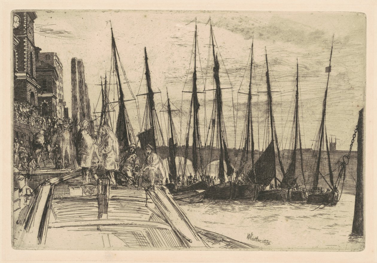 Billingsgate, 1859. od James Abbott McNeill Whistler