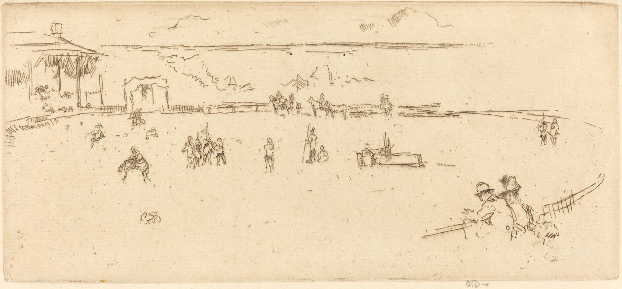 Vzpínající se kůň. od James Abbott McNeill Whistler