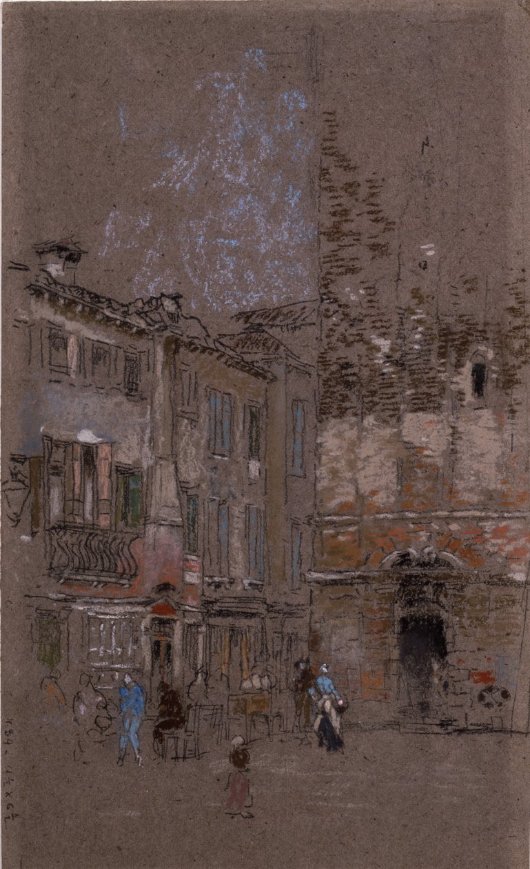 Campanile Santa Margherita, 1879-80 od James Abbott McNeill Whistler