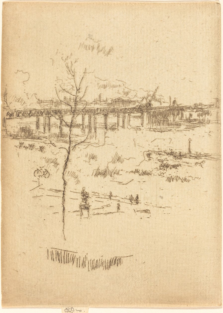 Charing Cross Railway-Bridge, c. 1887. od James Abbott McNeill Whistler