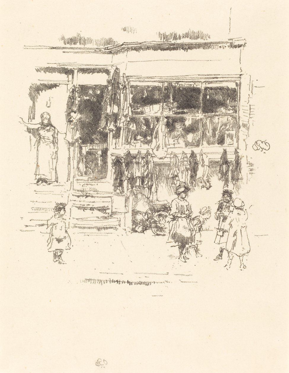 Chelsea Rags, 1888. od James Abbott McNeill Whistler