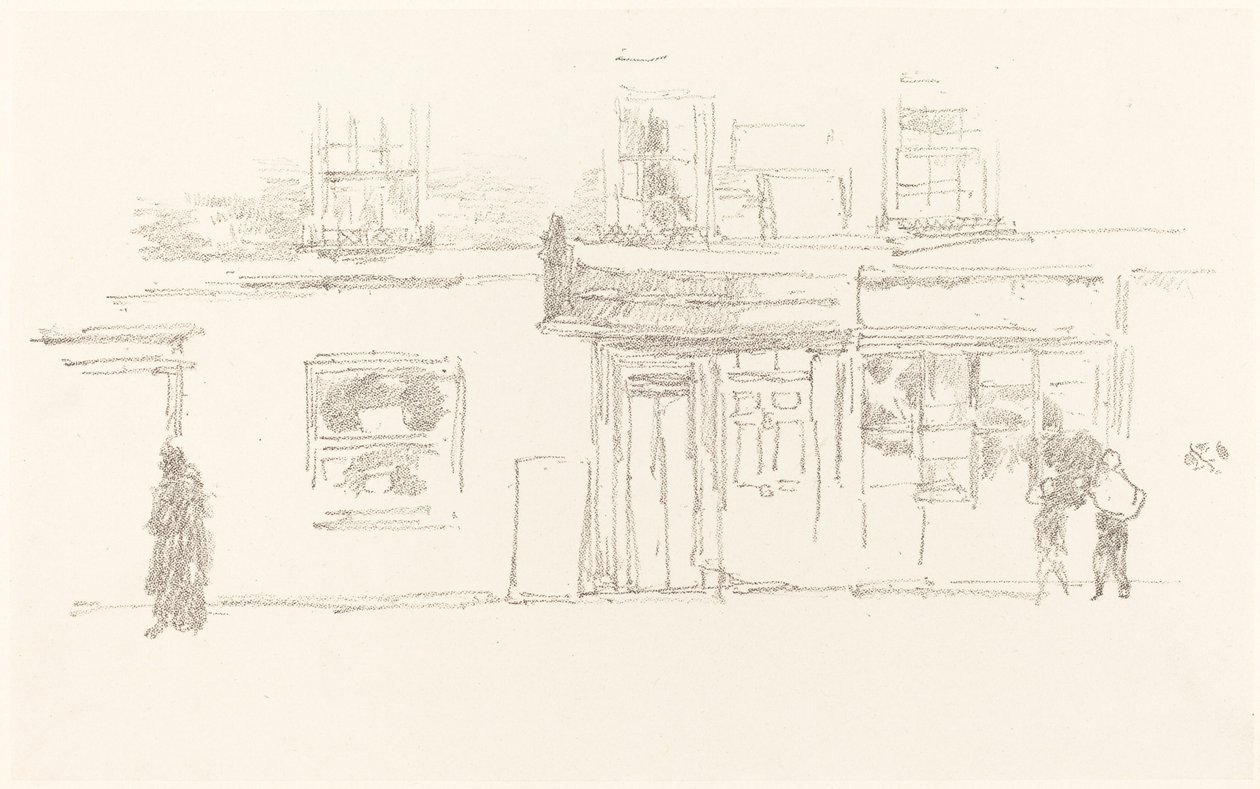 Chelsea obchody, 1888. od James Abbott McNeill Whistler