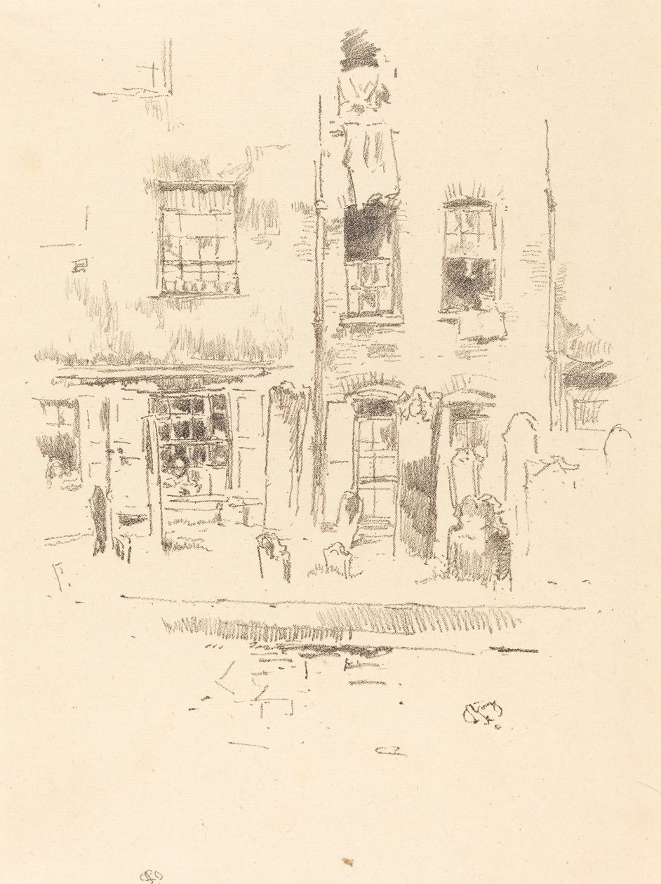 Hřbitov, 1887. od James Abbott McNeill Whistler