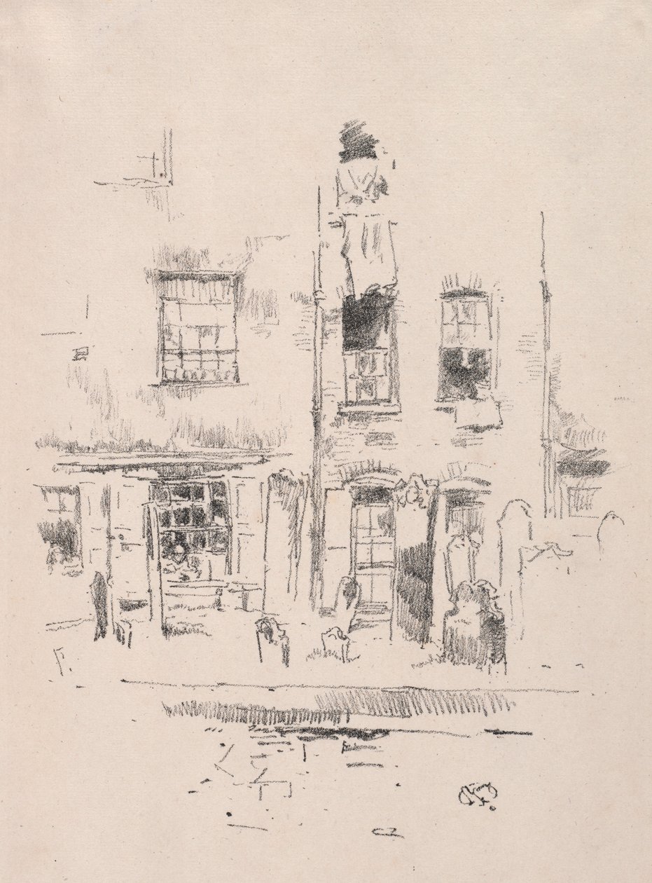 Hřbitov, 1887. od James Abbott McNeill Whistler