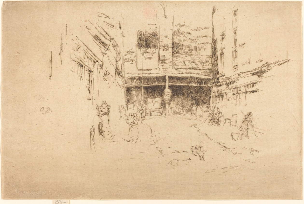 Burza oděvů, No.I, 1887. od James Abbott McNeill Whistler