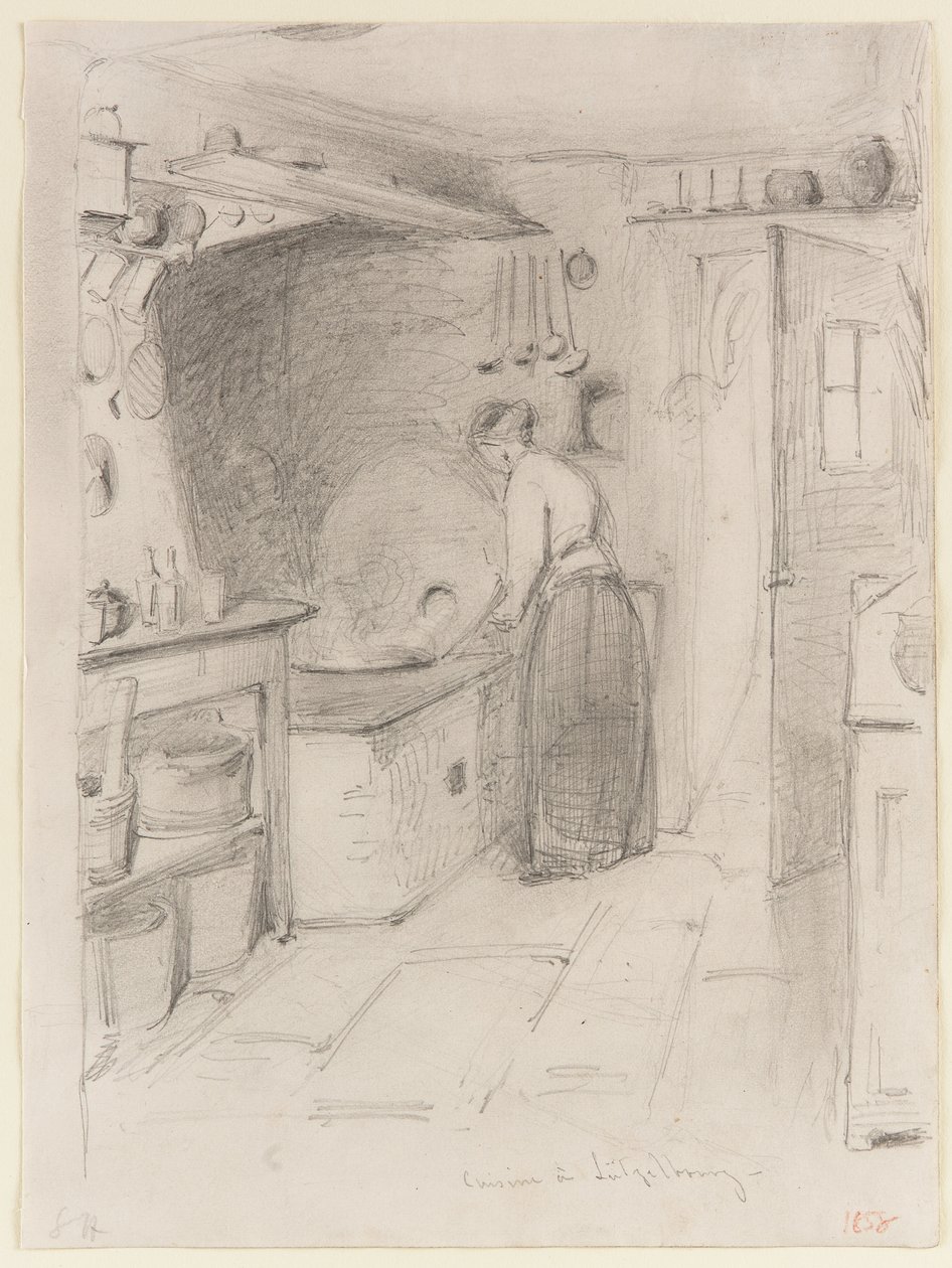 Kuchyně v Lutzelbourgu, 1858. od James Abbott McNeill Whistler