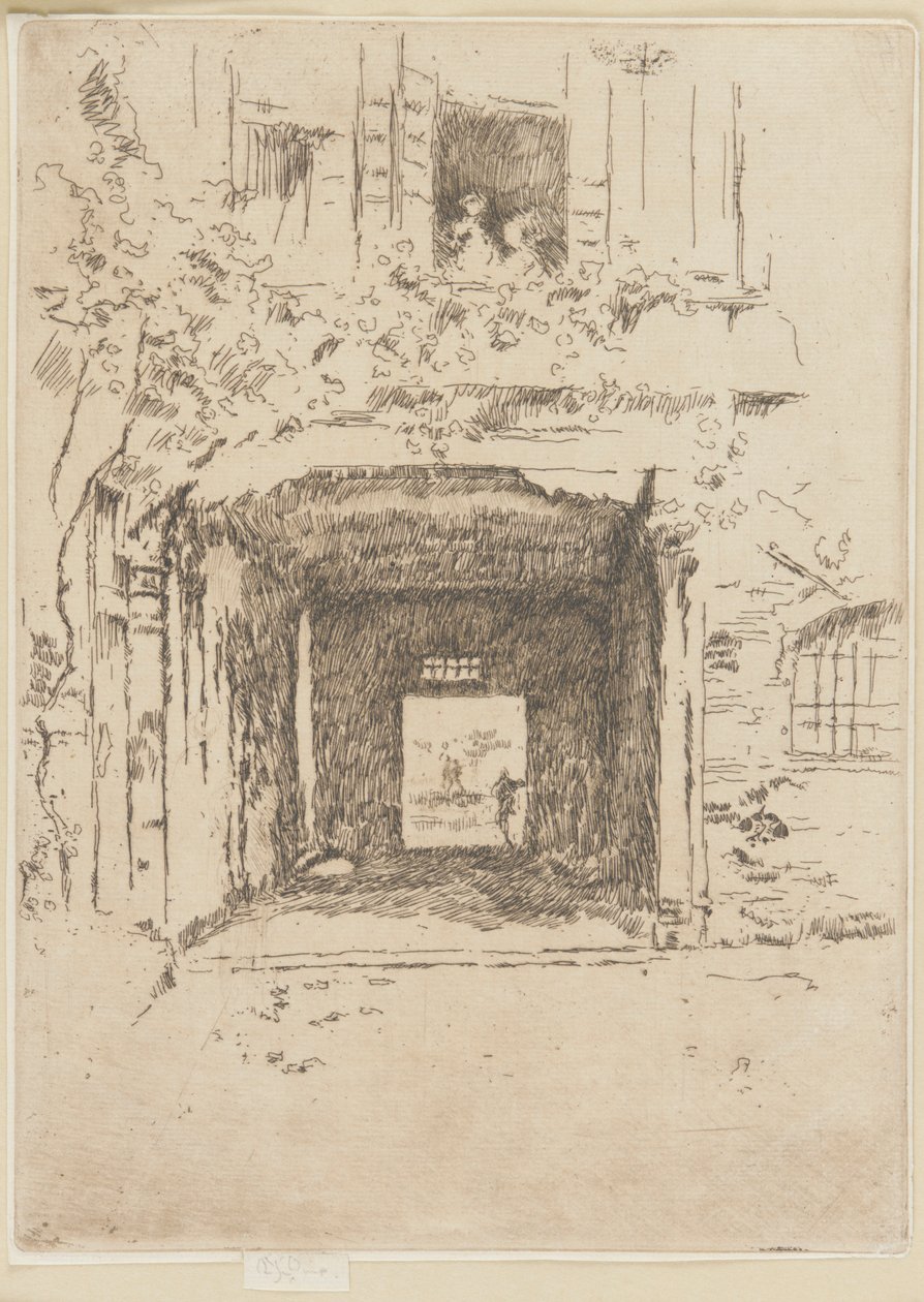 Dveře a réva, 1879-1880. od James Abbott McNeill Whistler