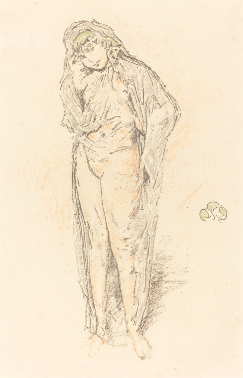 Zahalená postava, stojící, 1891. od James Abbott McNeill Whistler