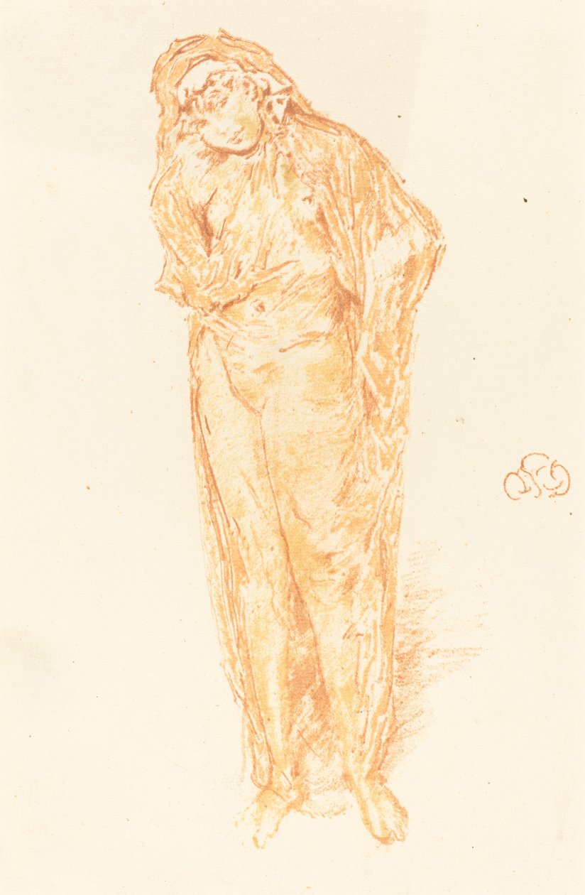 Zahalená postava, stojící, 1891. od James Abbott McNeill Whistler